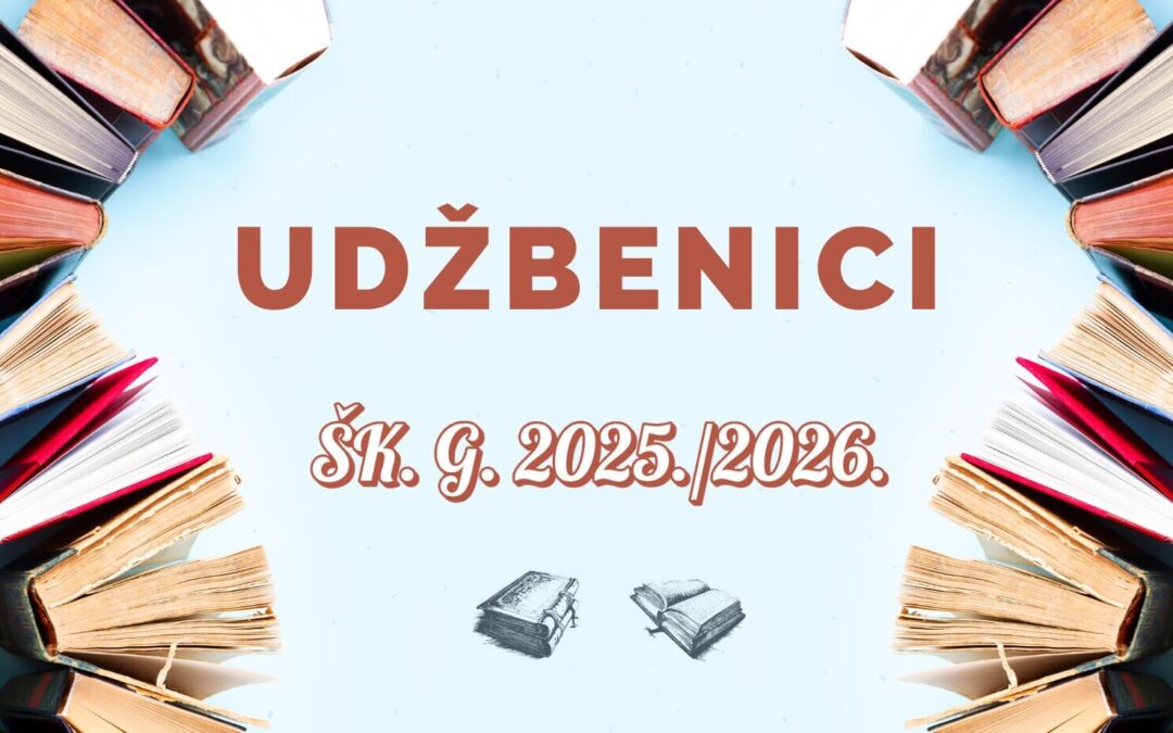Popis udžbenika za školsku godinu 2025./2026.