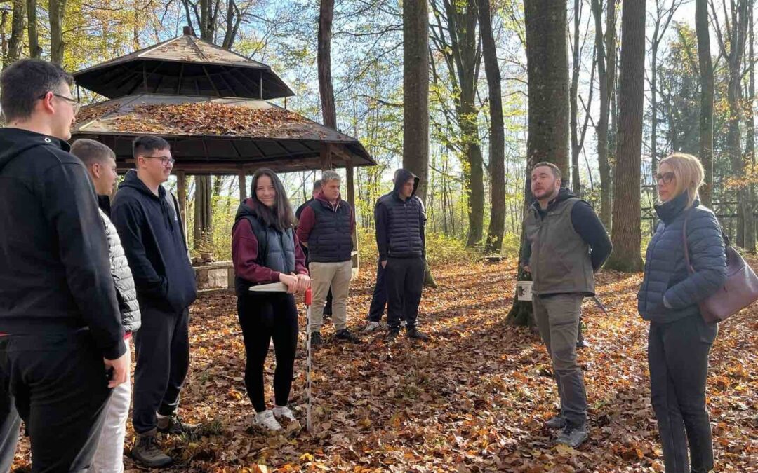 Učenici 4. Š na terenskoj nastavi