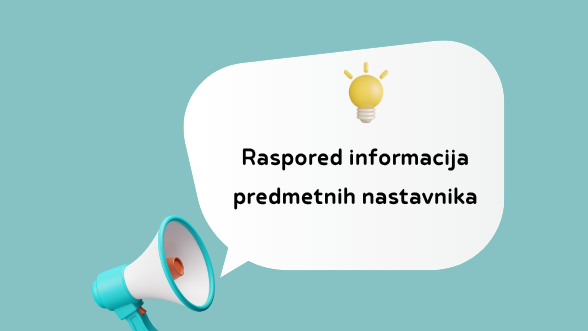 raspored informacija