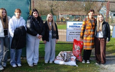 Donacija hrane i dekica Skloništu za životinje Virovitica