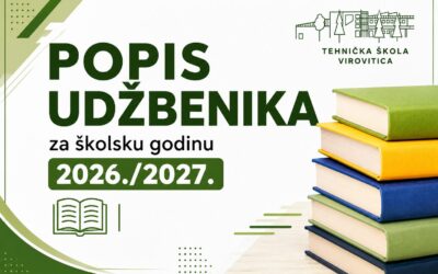 Objava popisa udžbenika za školsku godinu 2026./2027.