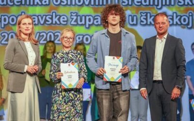 Demian Jurić i mentorica Izabela Babić među najboljima u Županiji